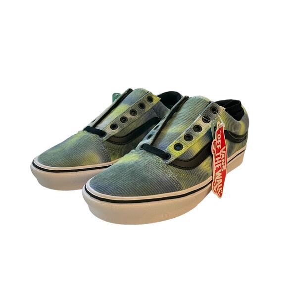 NEW Vans Comfycush Old Skool “Blotched" Tie Dye Corduroy Shoes Mens 6 Womens 7.5 - Picture 4 of 12